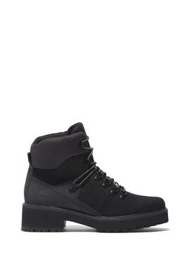 Dameslaars - casual - dames - zwart nubuck, wide fit - carnaby cool - zwart.