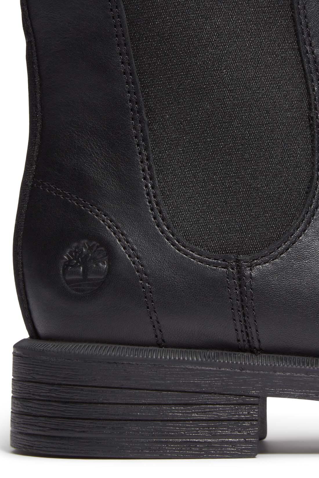 Botte - femme - Chelsea mid en cuir pleine fleur - marron 6/6
