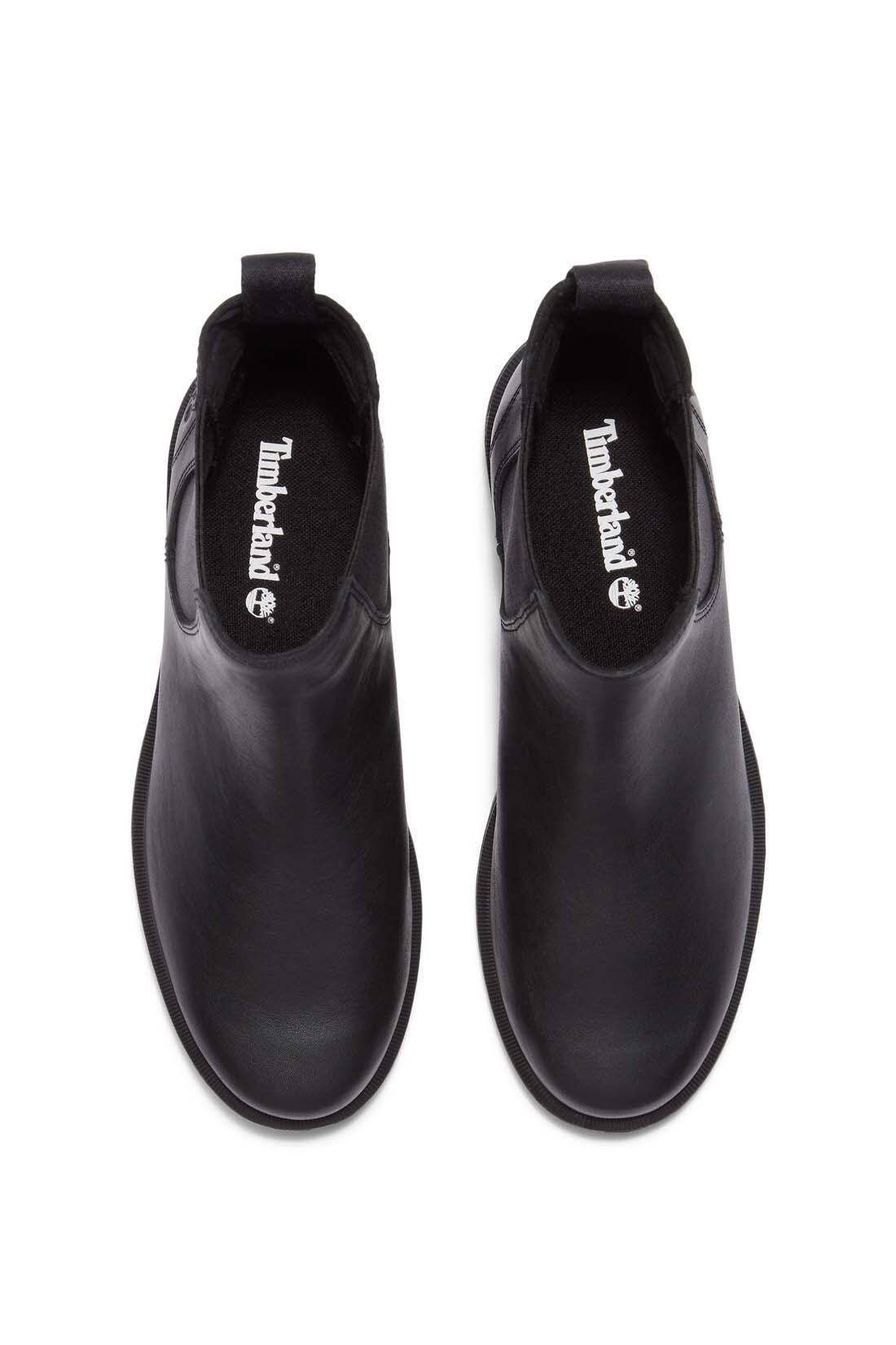 Botte - femme - Chelsea mid en cuir pleine fleur - marron 4/6