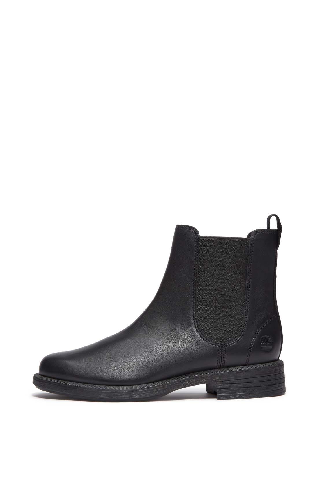 Botte - femme - Chelsea mid en cuir pleine fleur - marron 3/6