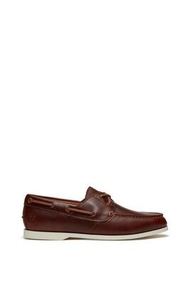 Sloef voor op een boot – heren – bordeaux leer – cedar bay essential