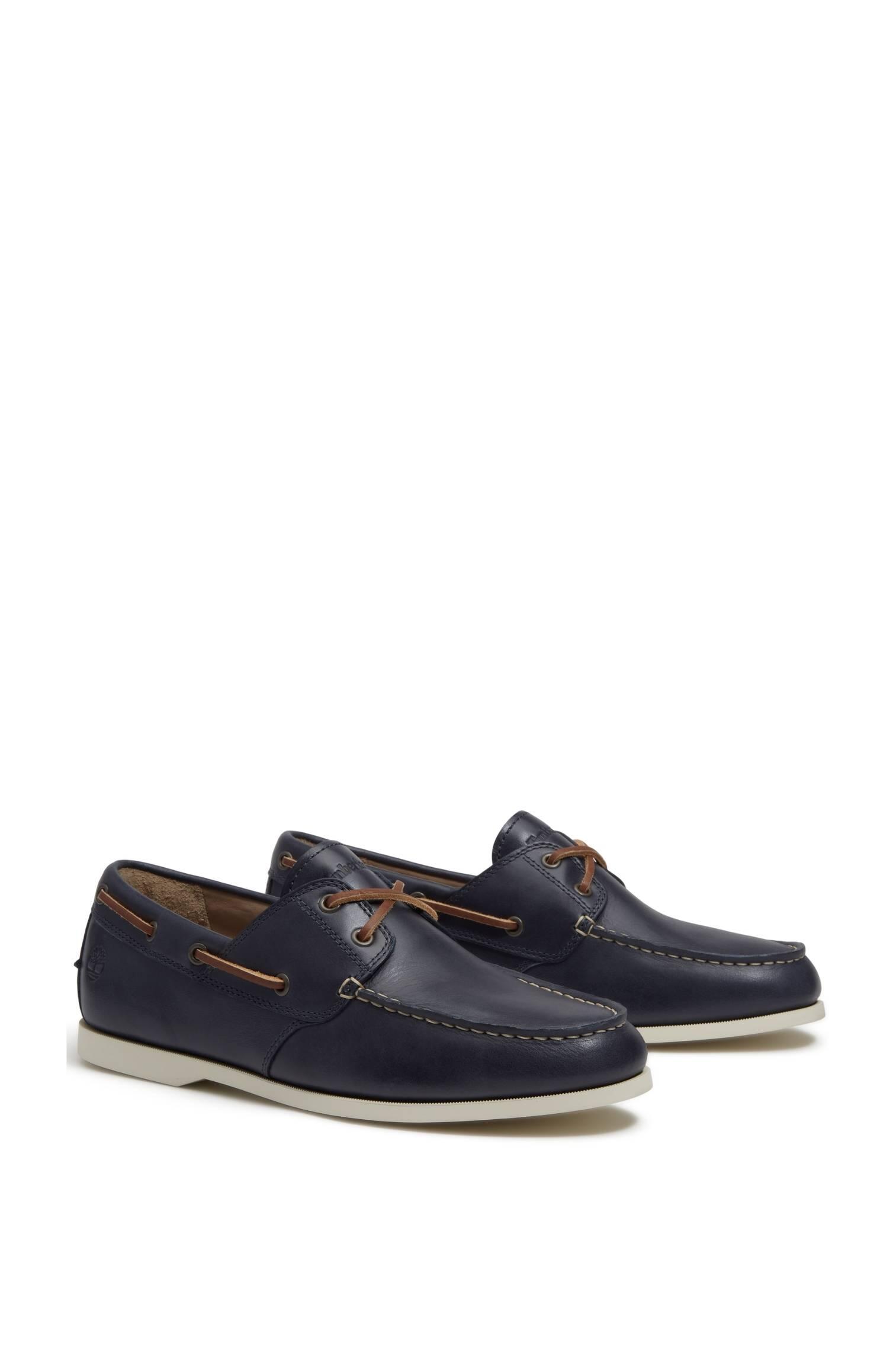Scarpe nautiche - Uomo - Pelle, memory foam - Cedar Bay - Verde 2/2