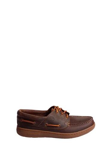 Scarpe - Uomo - Boat shoes - Pelle pieno fiore - marrone