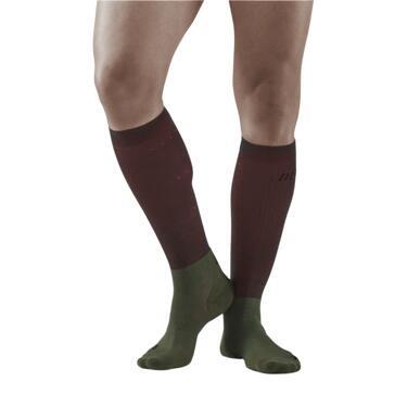 Sosete compresie inalte - infrared recovery socks tall - forest night