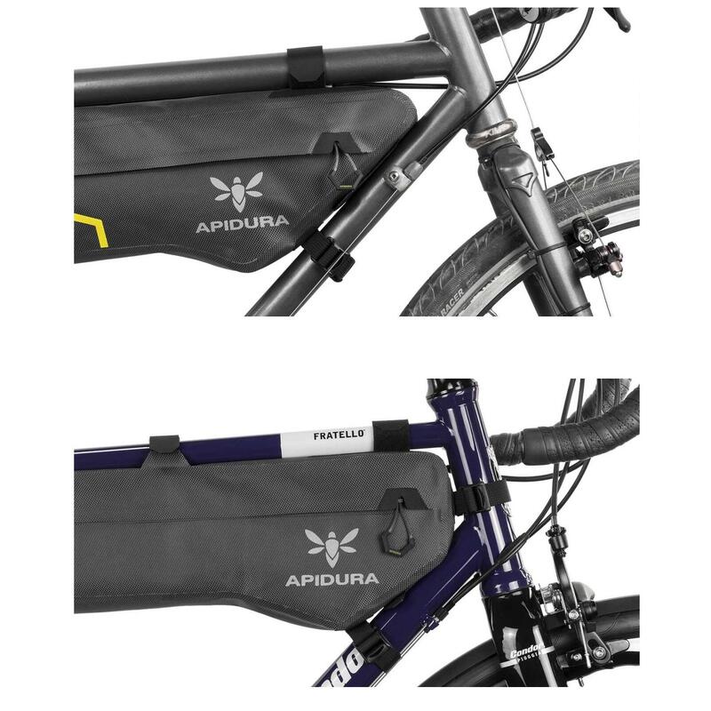 Geanta cadru bicicleta Expedition Frame Pack 5 litri (pentru cadru inalt) - gri…