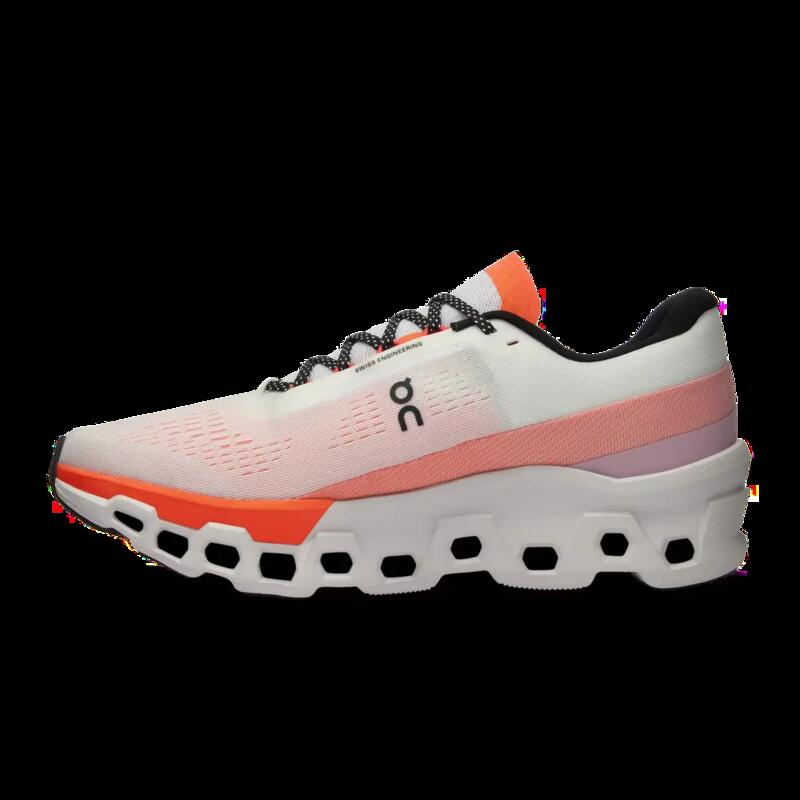 Cloudmonster 2 - pantofi alergare pentru barbati - Alb portocaliu White | Flame