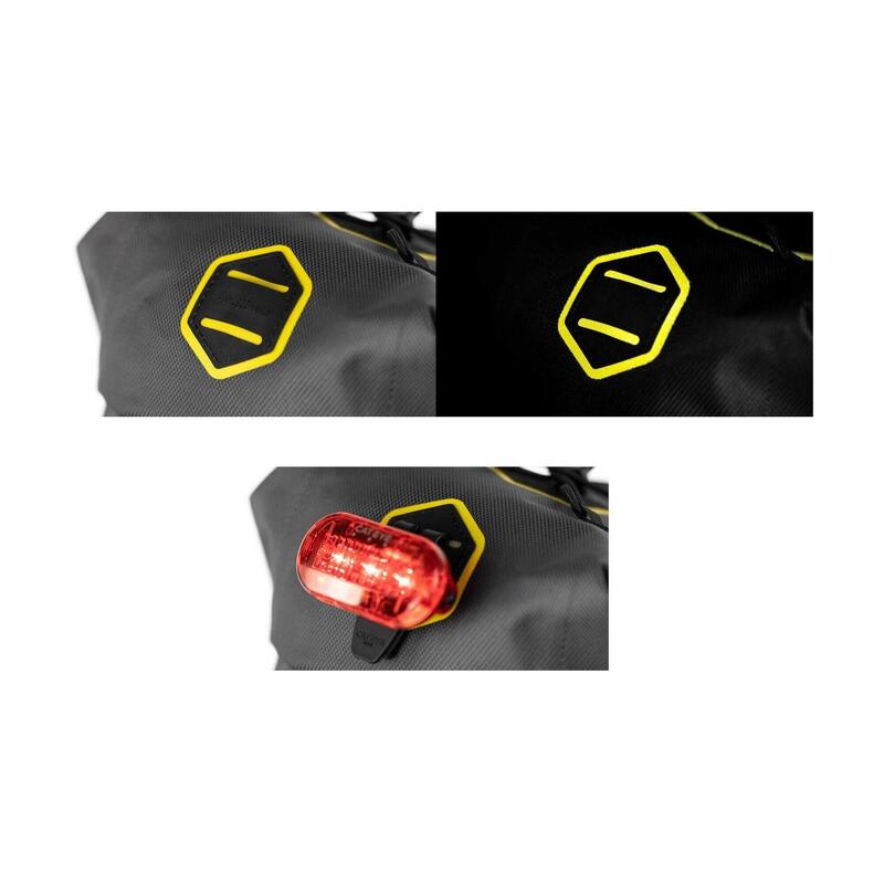 Geanta bicicleta cu prindere sub sa, Expedition Saddle Pack 17 litri - gri negr…