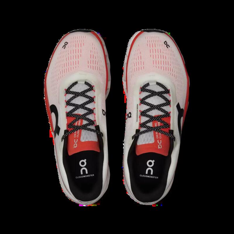Cloudmonster 2 - pantofi alergare pentru barbati - Alb portocaliu White | Flame