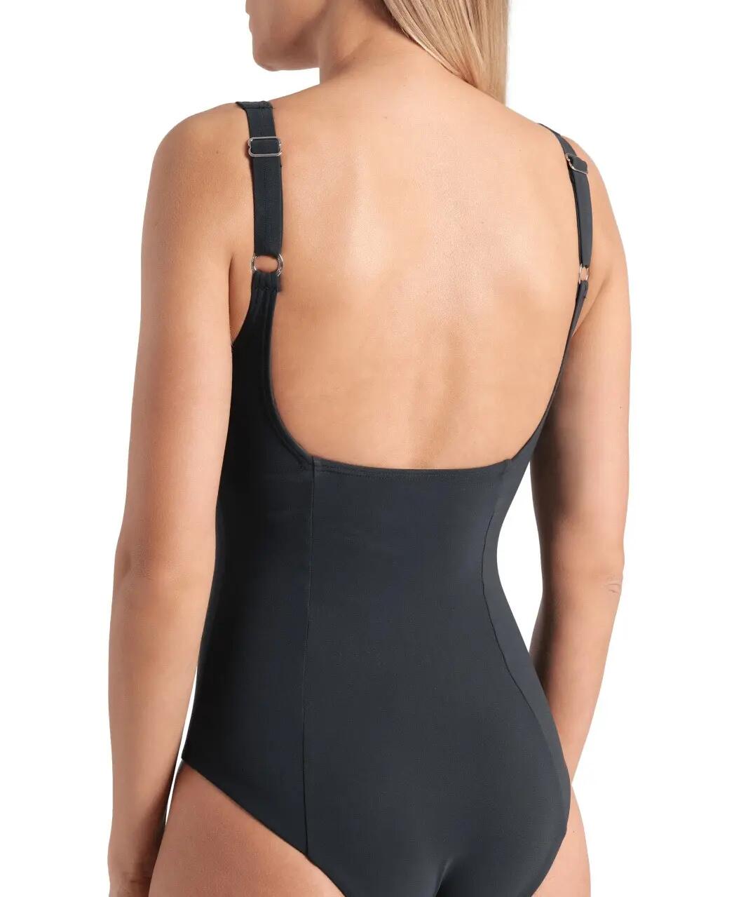 Costum inot femei intreg - W Swimsuit Giuliana Squared Back C - Night Grey I Ni… 5/5