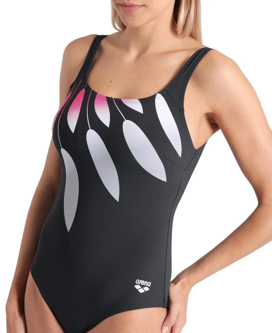 Costum inot femei intreg - W Swimsuit Giuliana Squared Back C - Night Grey I Ni… 2/5