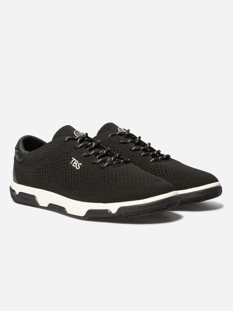 Tennis toile - Tennis - Homme - Lacets, Talon 35 mm - GUEKNIT Noir 5/5