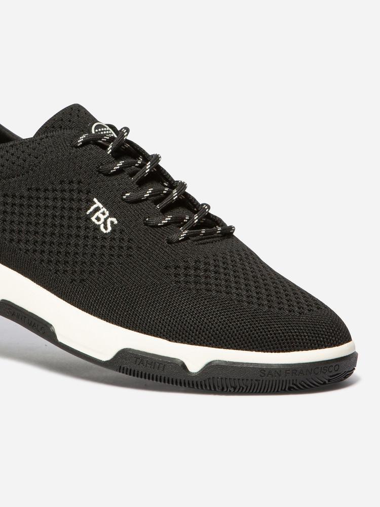 Tennis toile - Tennis - Homme - Lacets, Talon 35 mm - GUEKNIT Noir 3/5