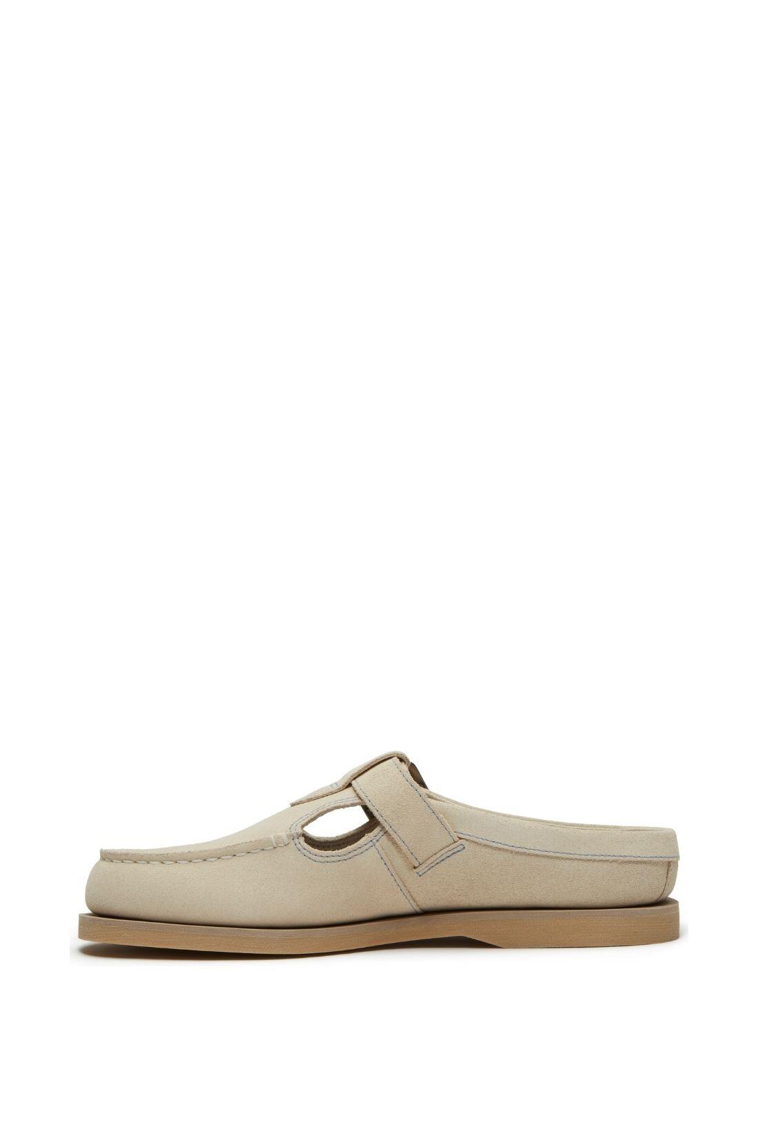 Loafers van boot - dames - volle nerfleer, verstelbare gesp - Classic - zand 3/5