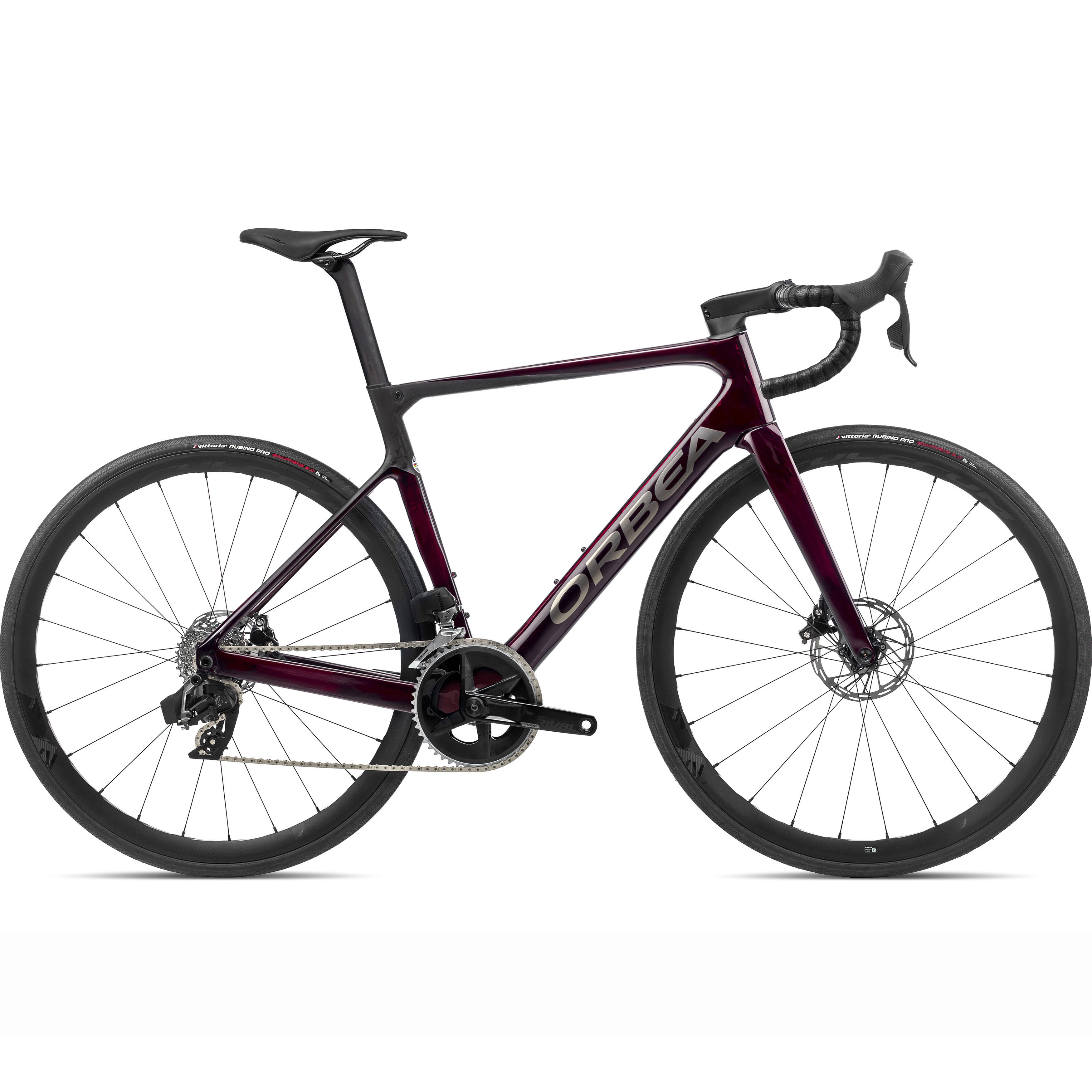 ORCA M31eLTD Red Wine - Carbon Raw - bicicletă șosea racing