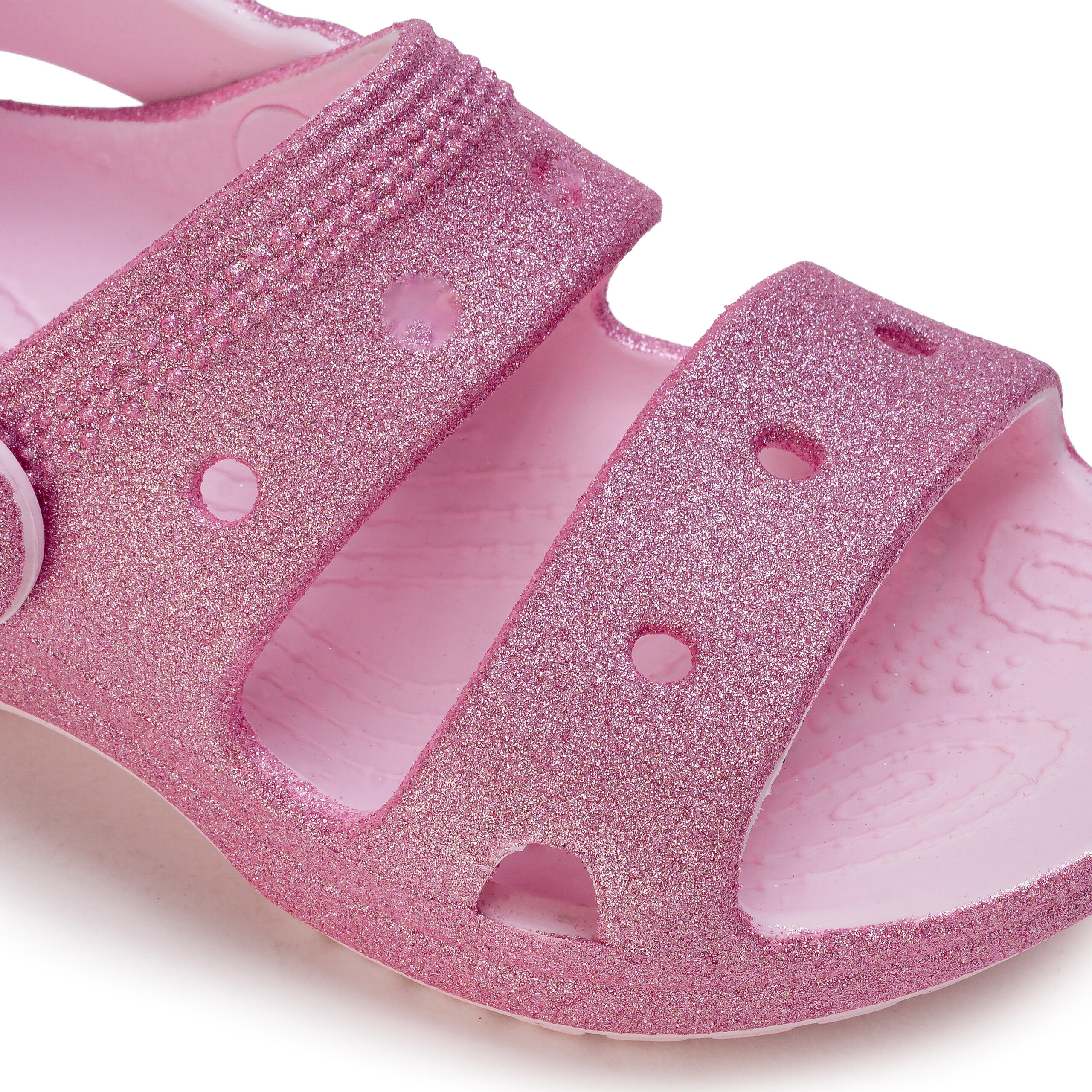 Sandały dziecięce sportowe Crocs CLASSIC CROCS GLITTER SANDAL T 4/5