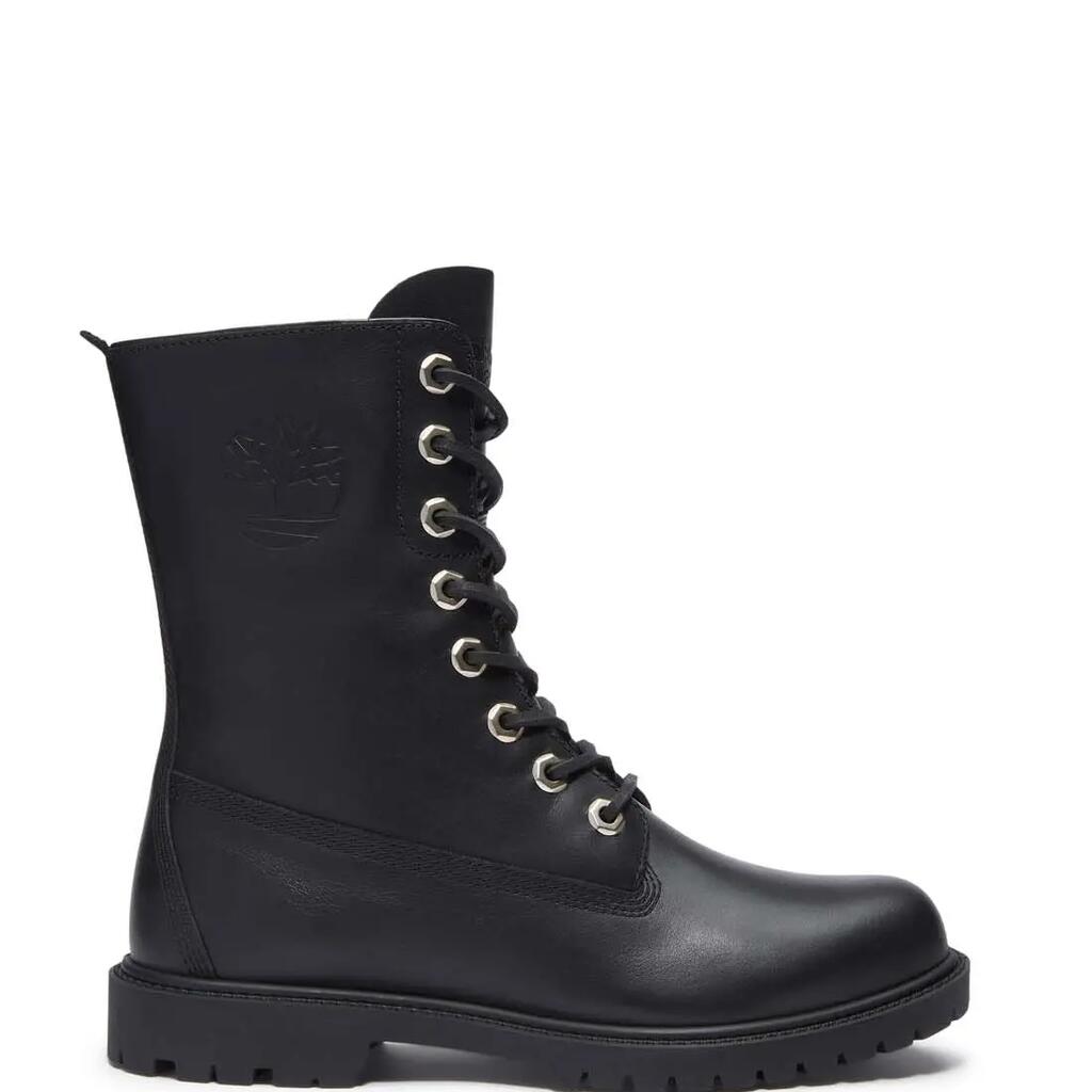 Women's Waterproof Timberland Premium 8-Inch Boots - Black Full-Grain Leather