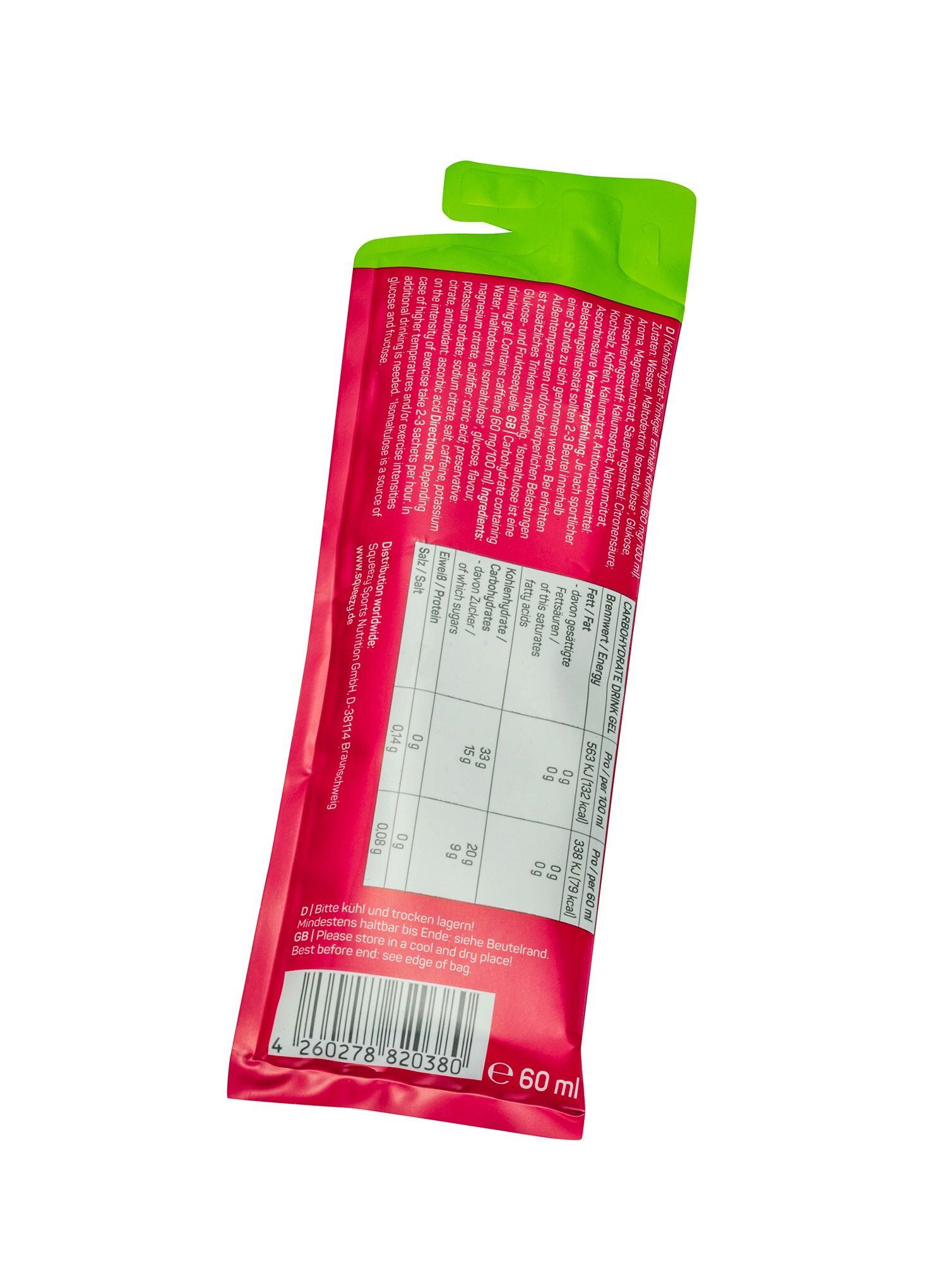 Żel energetyczny Squeezy Super Drink Gel 60 ml - lemon/caffeine 2/2