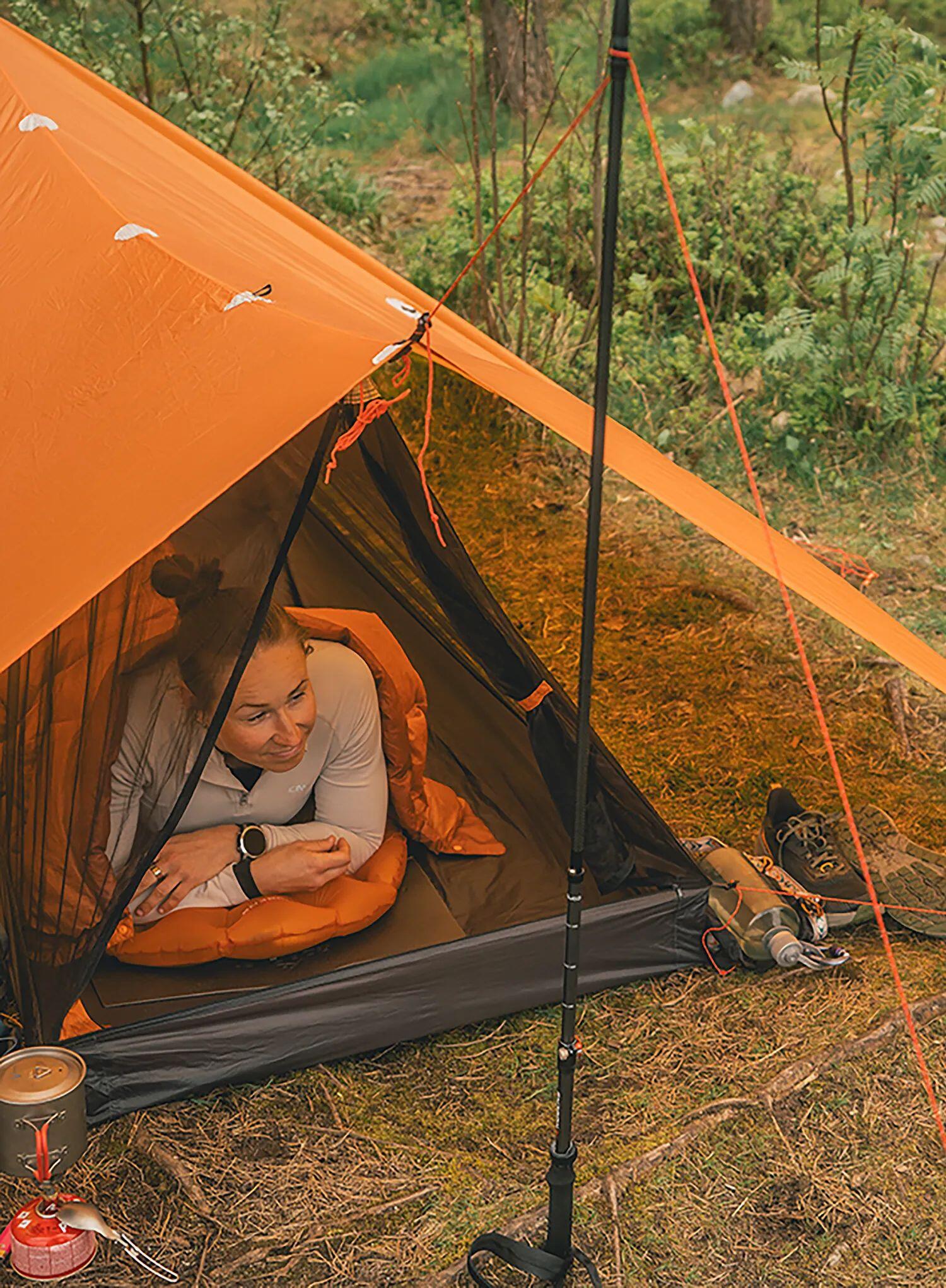 Namiot jednoosobowy Robens Vestis 1 Mesh Tent UL - orange 7/7