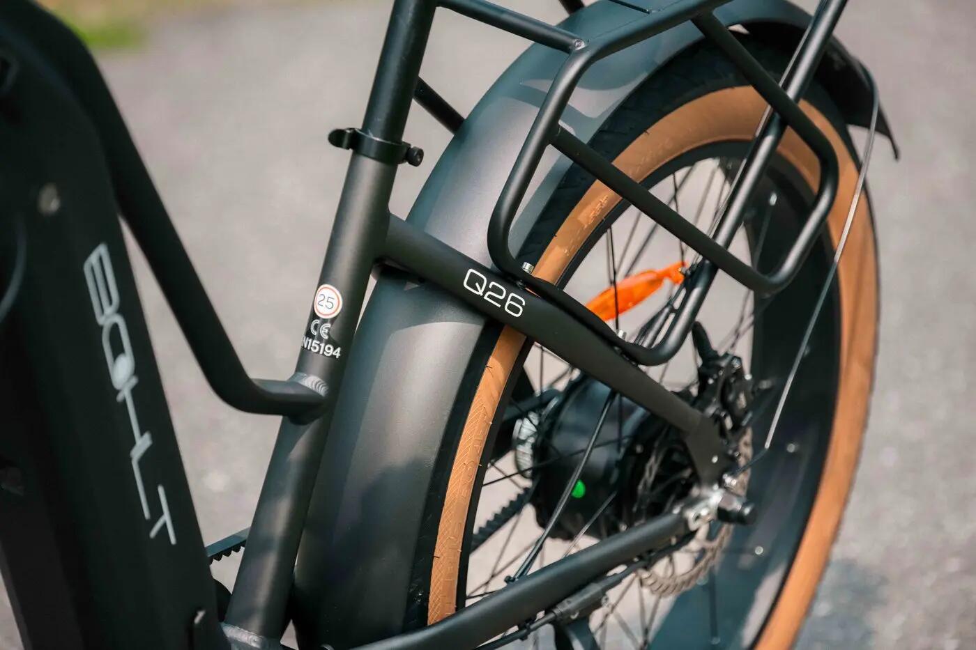 Fatbike elettrica - Q26 - 26 pollici Nero 6/8