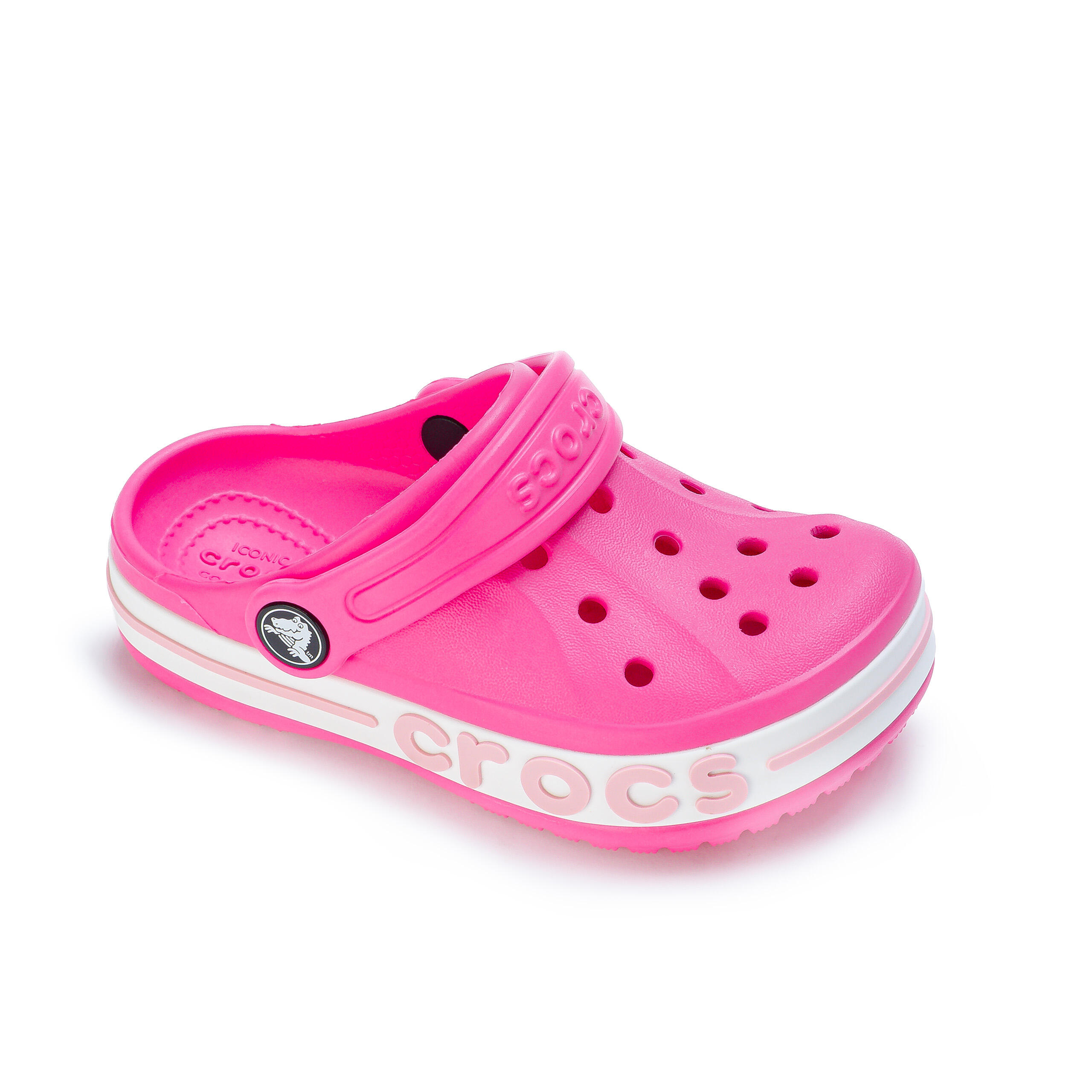Klapki chodaki dziecięce na basen na plażę  Crocs BAYABAND CLOG T 5/6