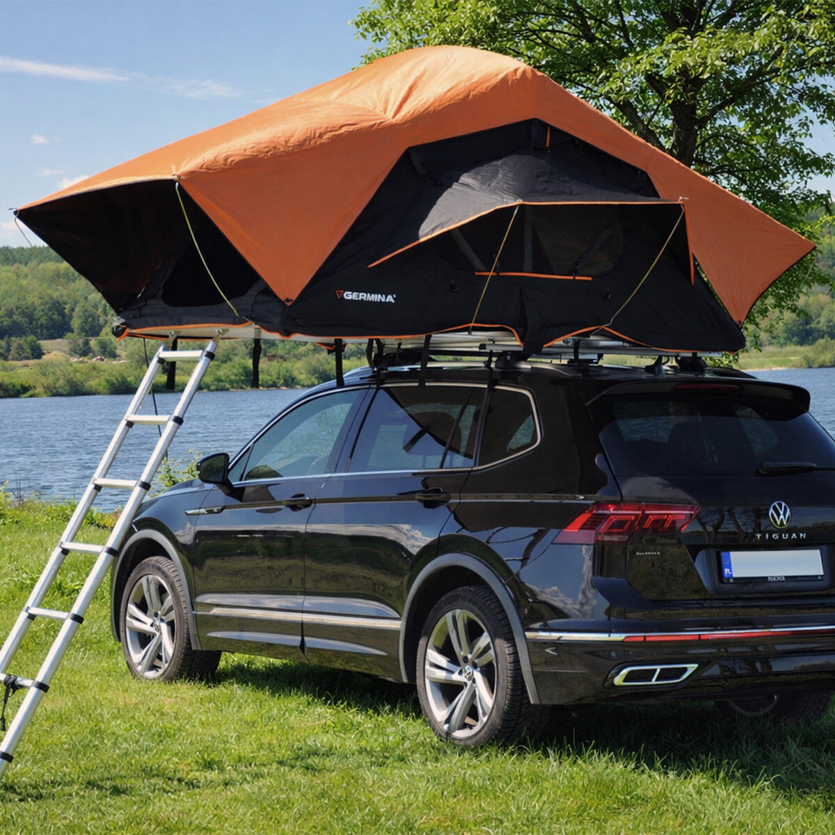 GERMINA RIFT 140 Namiot Dachowy Softshell 240x140 cm – Rooftop Tent 2–3 Osobowy,
