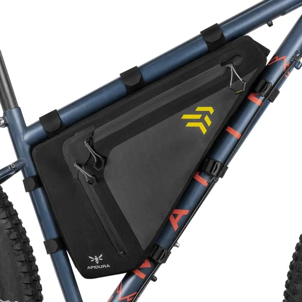 Geanta cadru bicicleta Backcountry2.0 Full Frame Pack 4 litri - negru gri galben 4/4