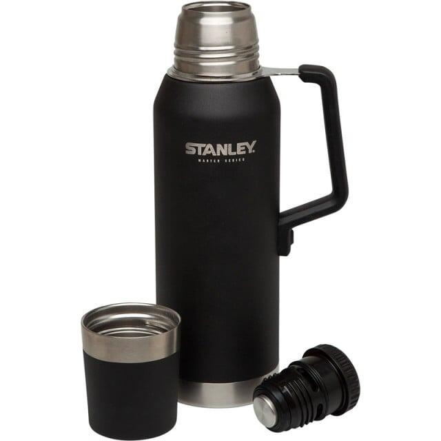 Termos clasic cu maner - Master Unbreakable Thermal Bottle - Black - 1.3 L
