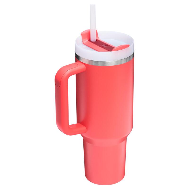 Termos tip sticla cu pai - Quencher H2.0 FlowState - Coral - 1.18L