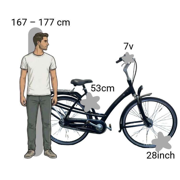 Bicicleta usada Batavus Mambo 2/4