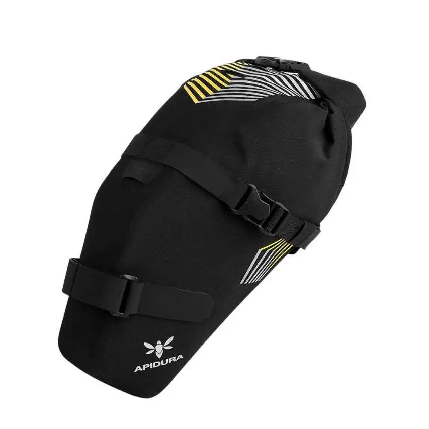 Geanta bicicleta cu prindere sub sa,Racing Saddle Pack 3 litri - negru galben 4/5