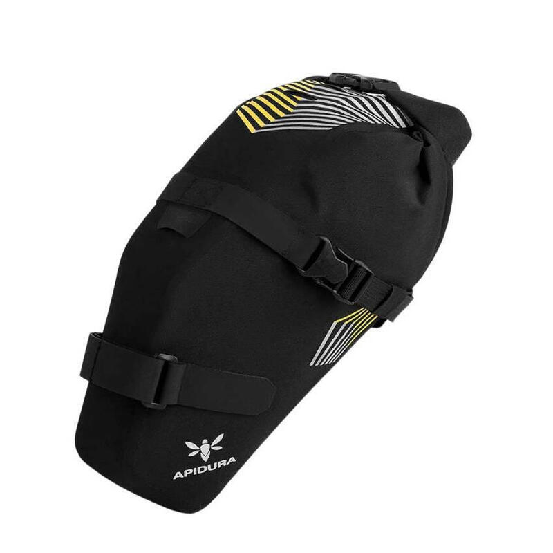 Geanta bicicleta cu prindere sub sa,Racing Saddle Pack 3 litri - negru galben