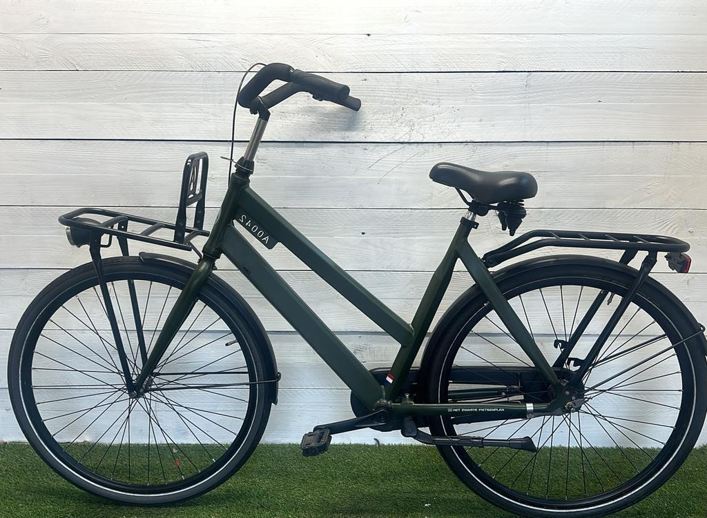 Avalon transport stadsfiets bike, zwart 2/3