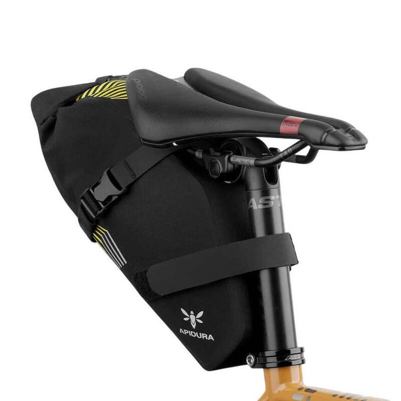 Geanta bicicleta cu prindere sub sa,Racing Saddle Pack 3 litri - negru galben