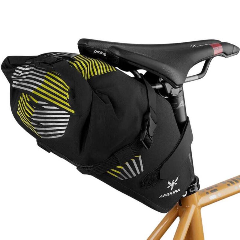 Geanta bicicleta cu prindere sub sa,Racing Saddle Pack 3 litri - negru galben