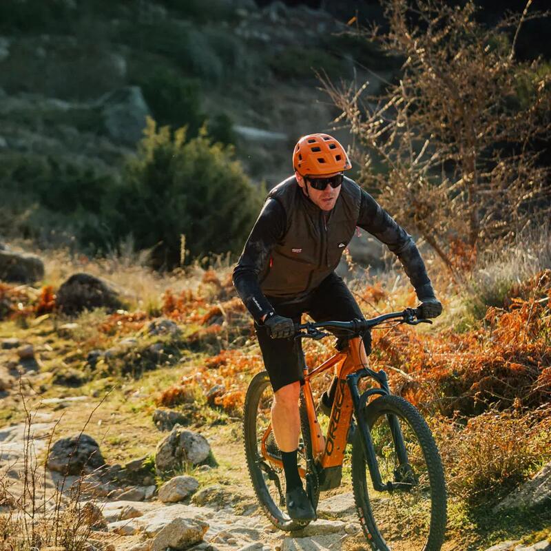 Urrun 30 - bicicleta electrica MTB - albastru galben