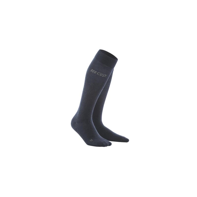 Șosete Compresie Înalte CEP Alllday Recovery Socks - albastru închis | Recupera…