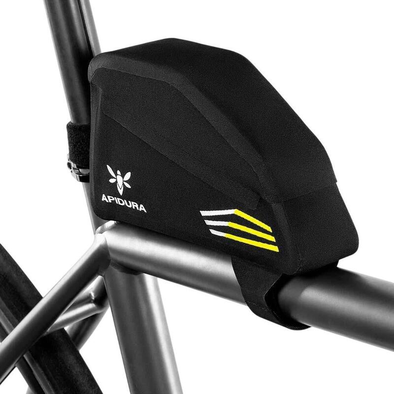 Geanta mica cadru bicicleta Racing Top Tube Pack 0.5 litri - negru