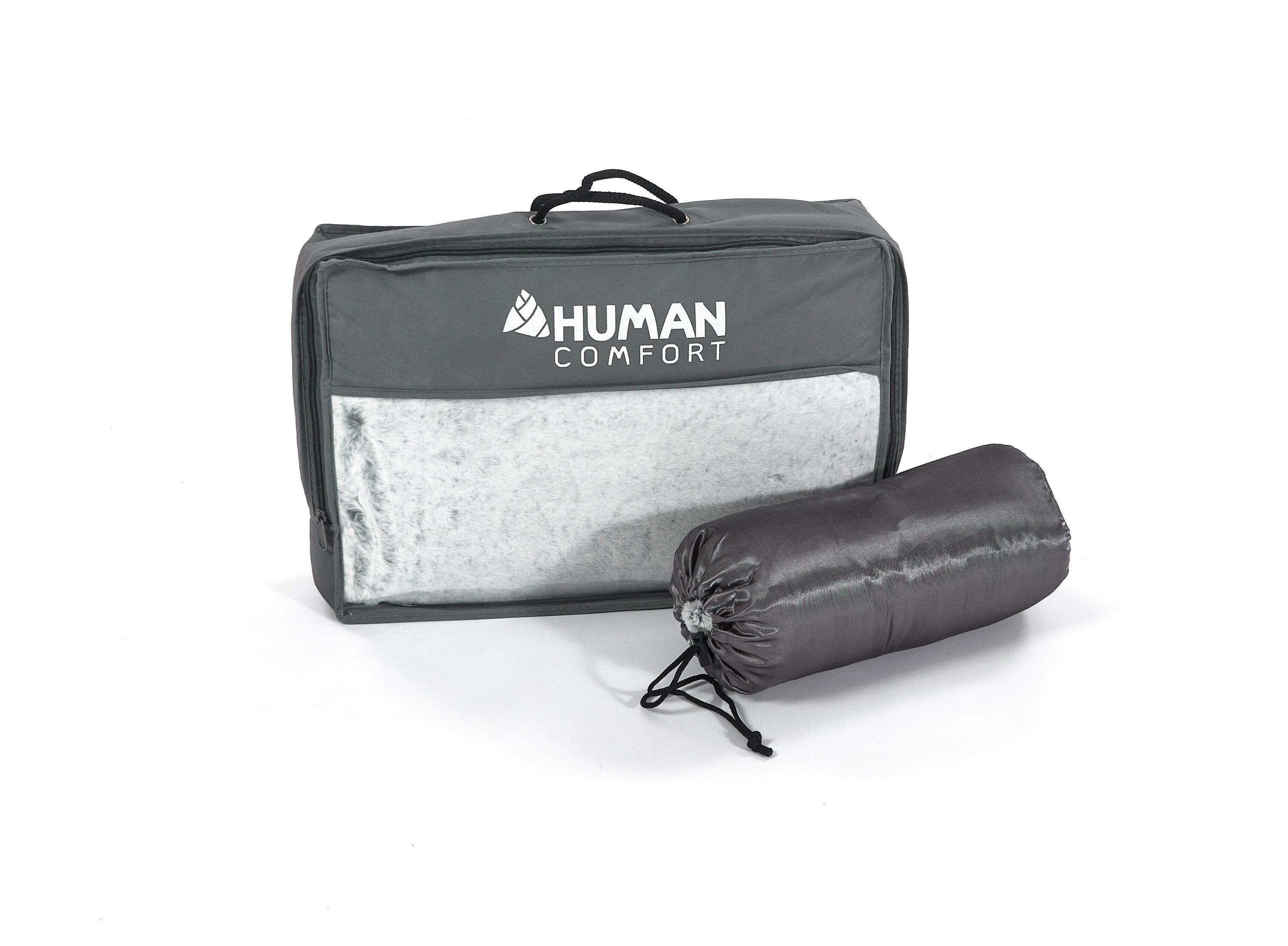 Kussen Memory Foam Fleece Wasbaar met Tas - Human Comfort Jacou 5/5