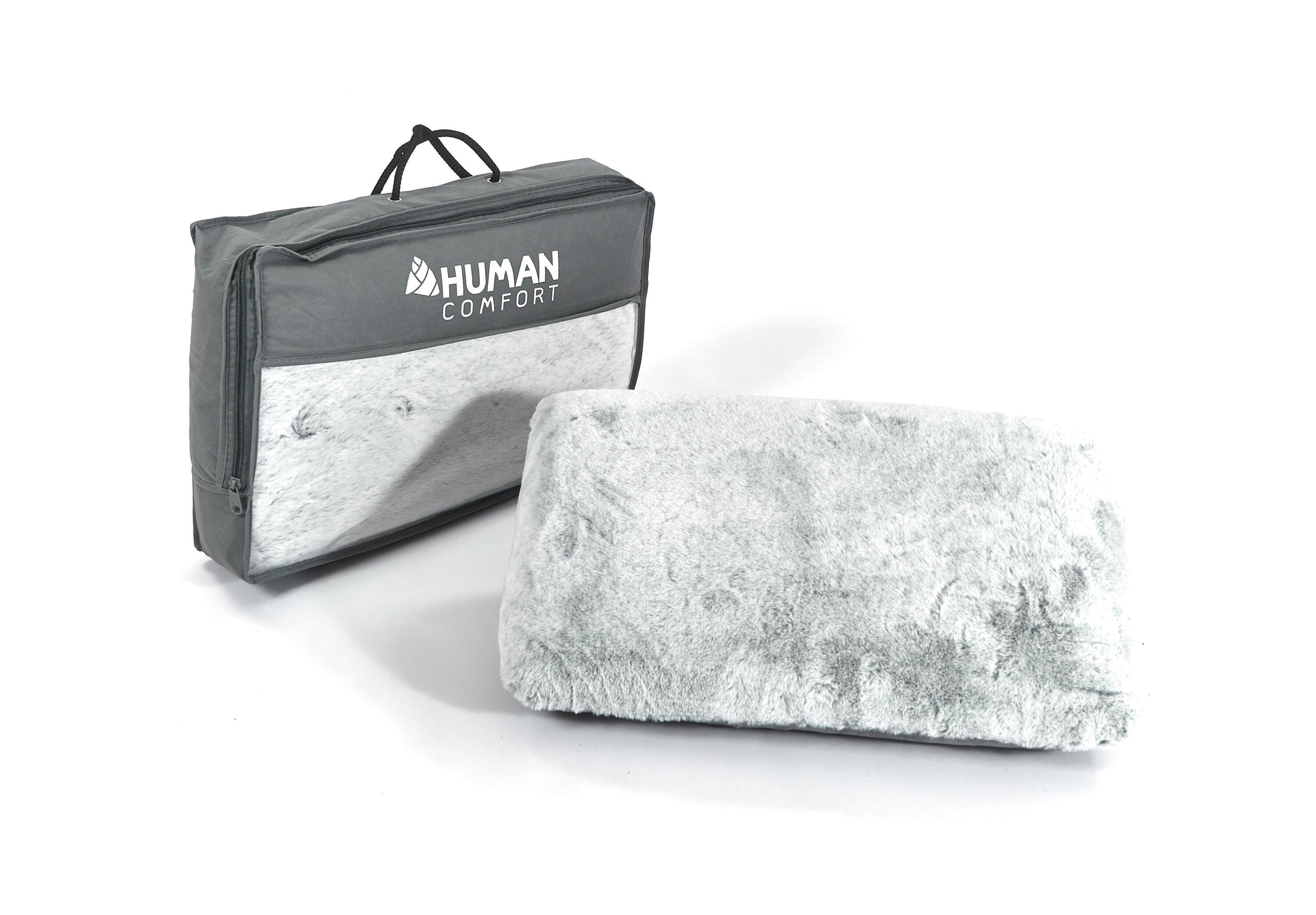 Kussen Memory Foam Fleece Wasbaar met Tas - Human Comfort Jacou 4/5