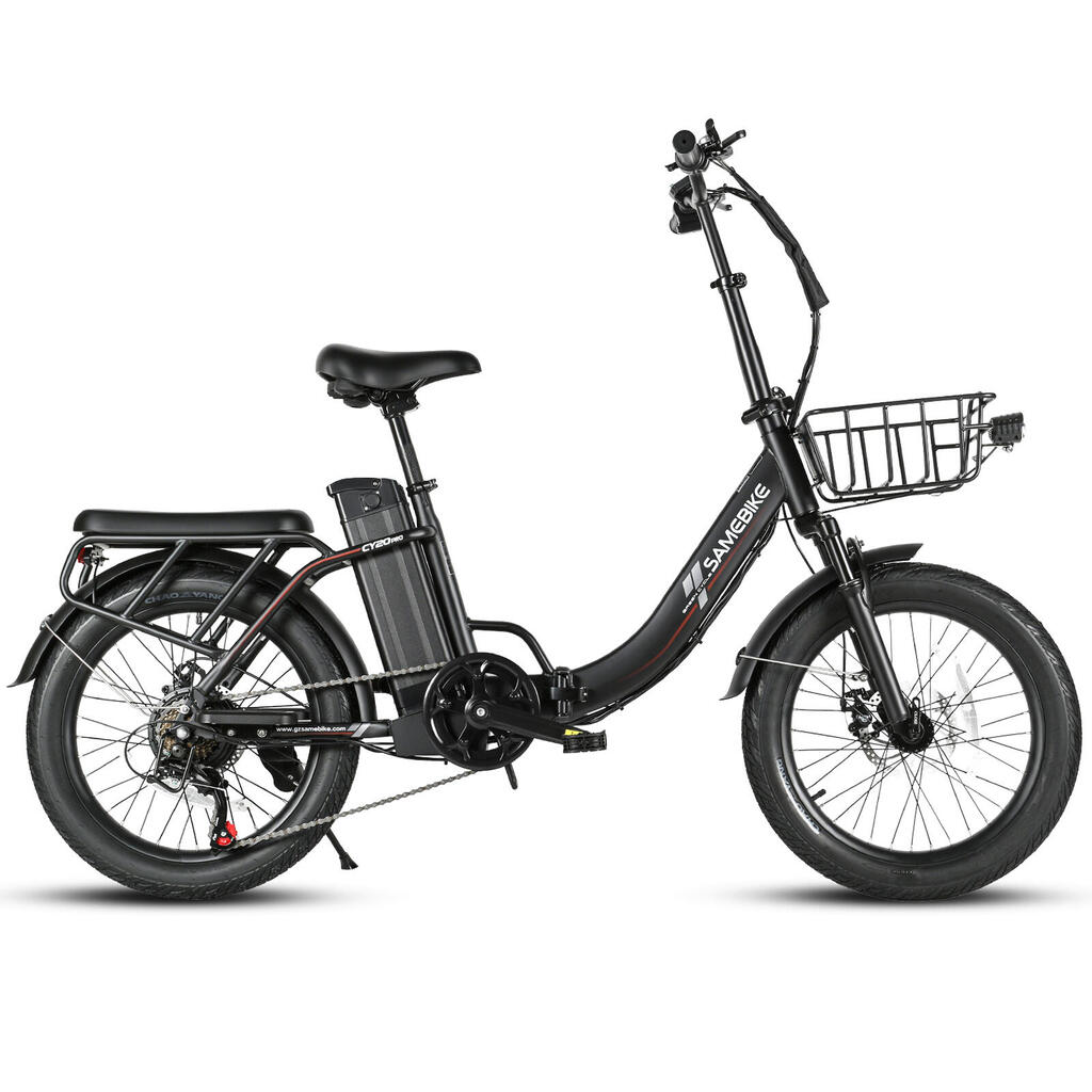 Сгъваемо електрическо велосипедче Samebike CY20 PRO гуми 20×3.0 инча
