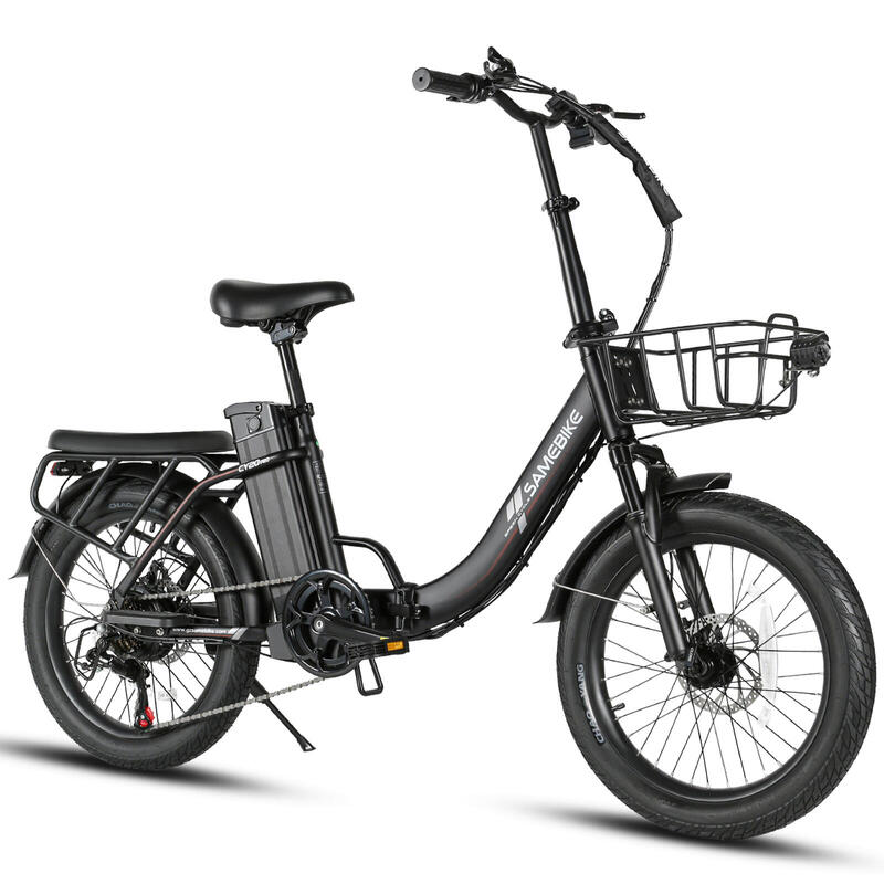 Bicicletă electrică pliabilă de oraș SAMEBIKE CY20 Pro cu Shimano 7