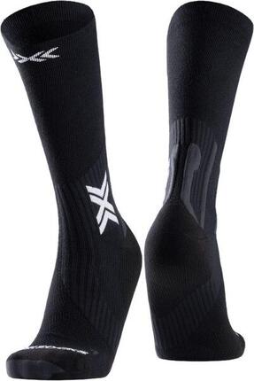 X-Socks Run Perform Warm Crew Sokken Zwart/Lichtgrijs