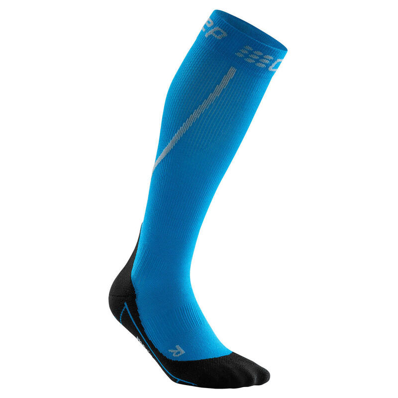 Sosete de compresie pentru femei alergare iarna Winter Run Socks - albastru ele…