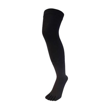 Chaussettes unisexes à orteils évacuant l'humidité au-dessus du genou
