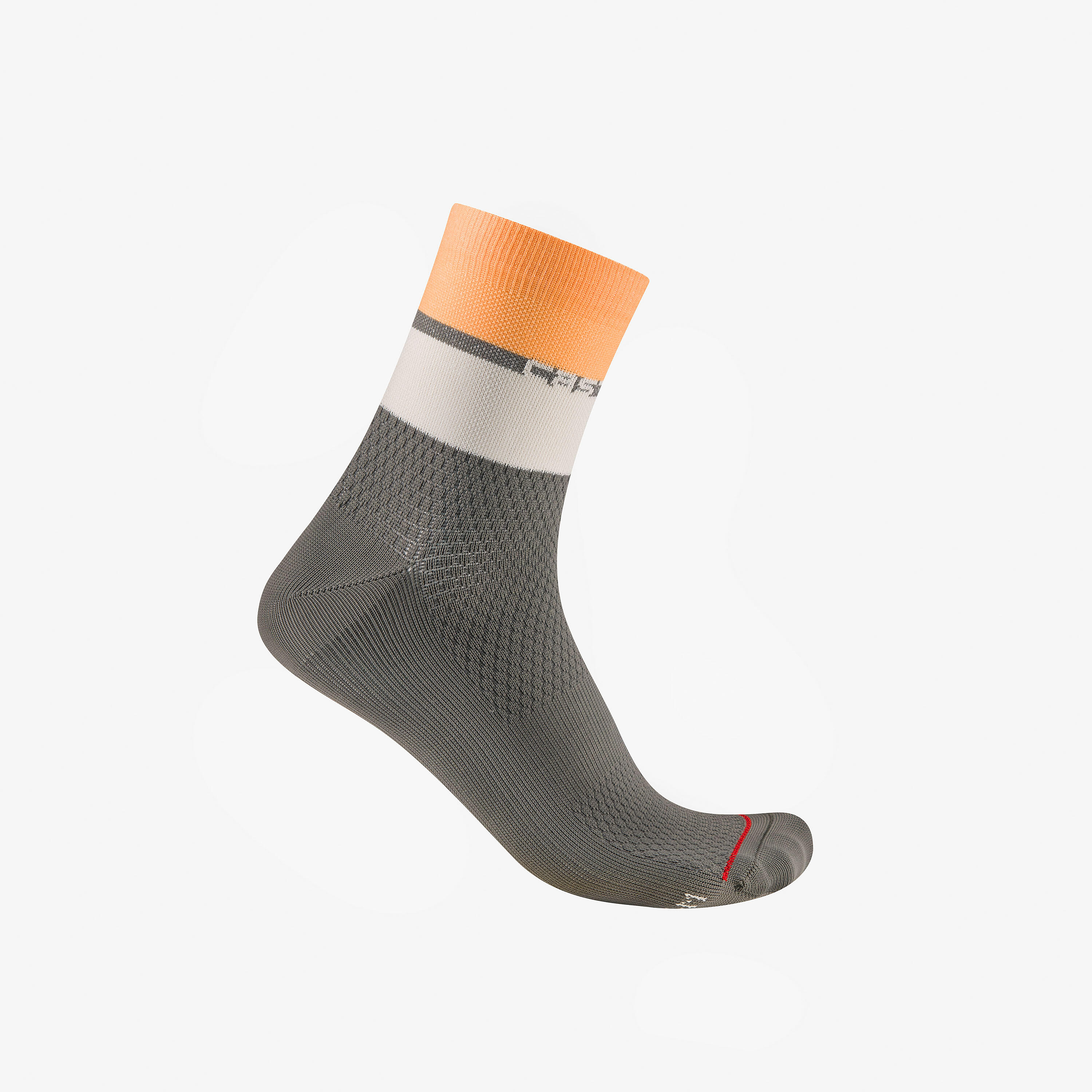 Sosete ciclism - Elegante 12 Sock - gri | portocaliu
