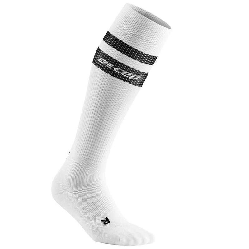 Sosete de compresie pentru femei 80's women socks - alb negru