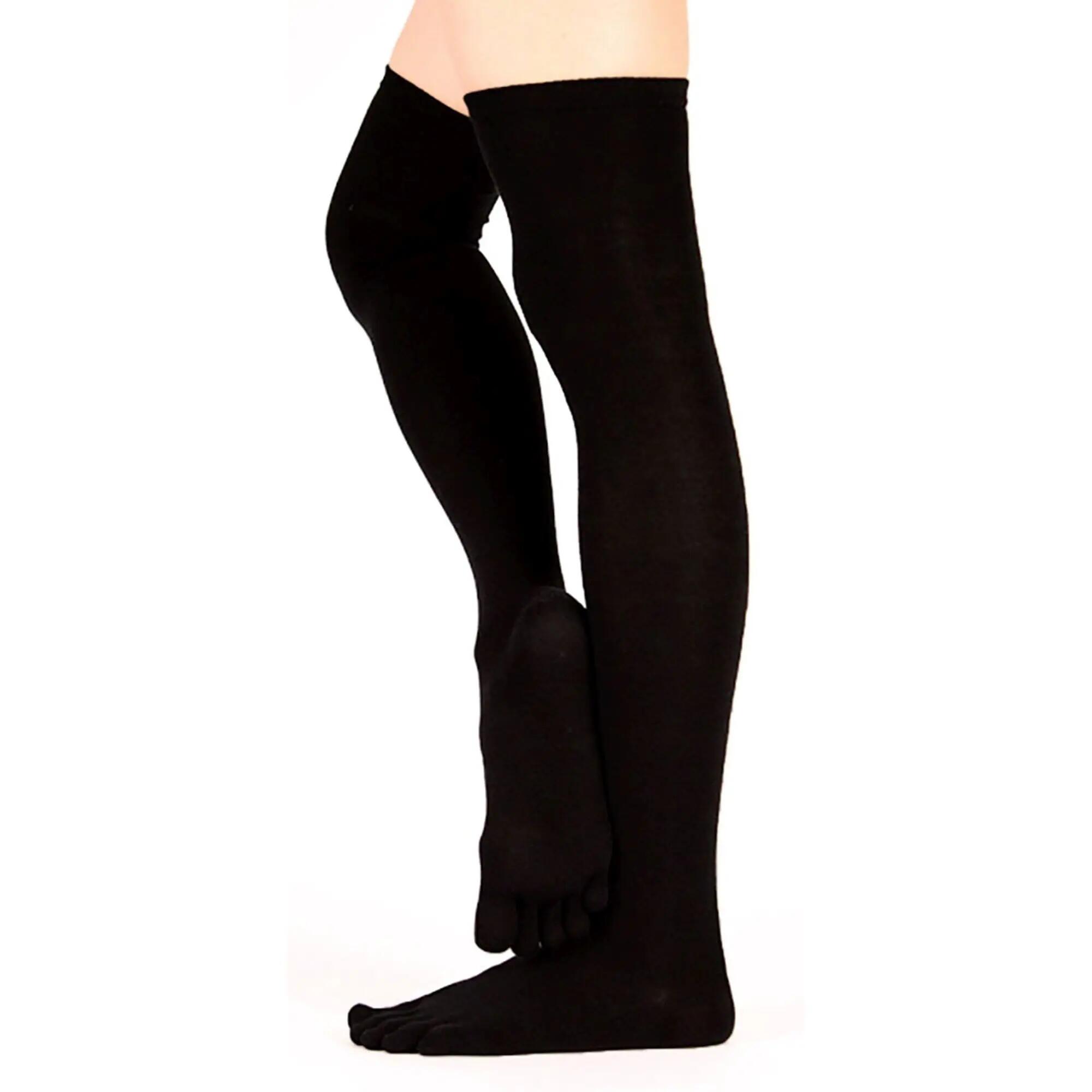 1 Packung Essential Overknee Zehensocken Für Damen Und Herren 4/5