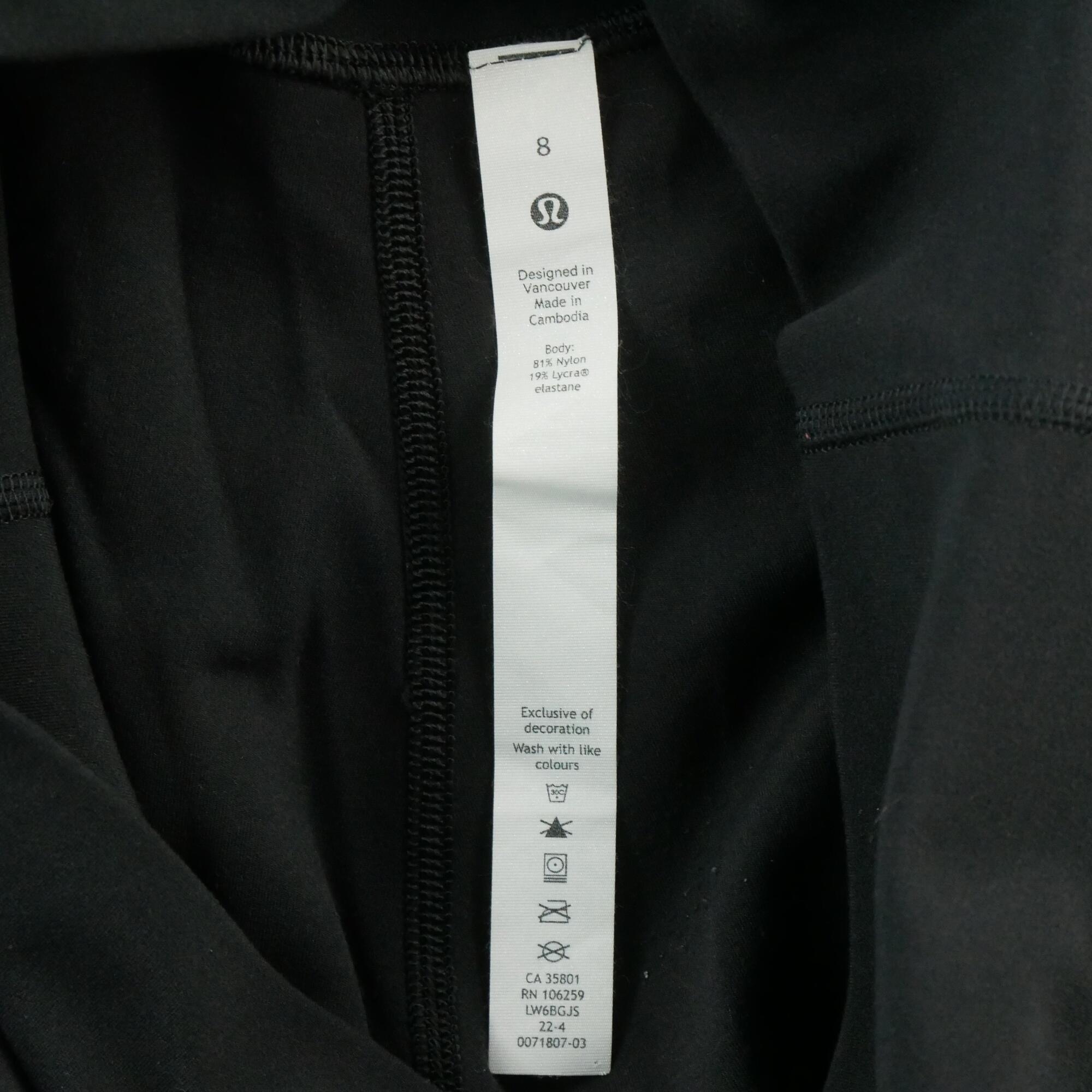 Second life - Legginsy damskie do jogi czarne Lululemon - Stan bardzo dobry 6/6