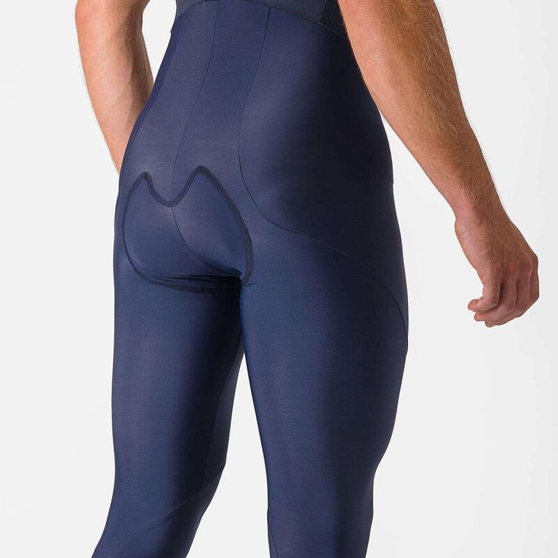 Pantaloni lungi ciclism pentru barbati cu bretele Entrata bibtights - albastru…
