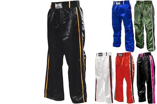 PANTALON FULL CONTACT NOIR FUCHSIA